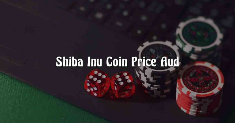 Shiba Inu Coin Price Aud