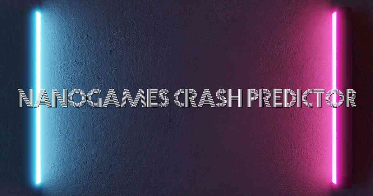 Nanogames Crash Predictor